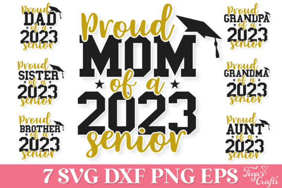 2023 Senior SVG Bundle: Graphics for Crafts