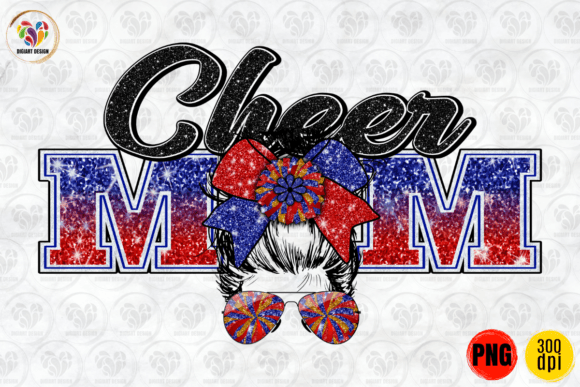 Cheer Mom PNG: Bold Graphics for Crafts & Blogs