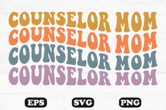 Counselor Mom Retro Wavy Design: A Pro Review