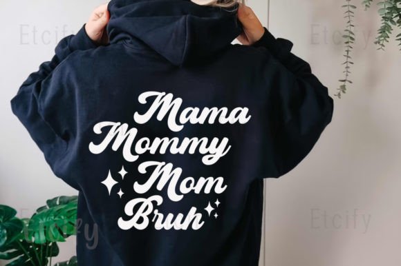 Mama Mommy Mom Bruh Shirt: Retro Graphics for Crafts