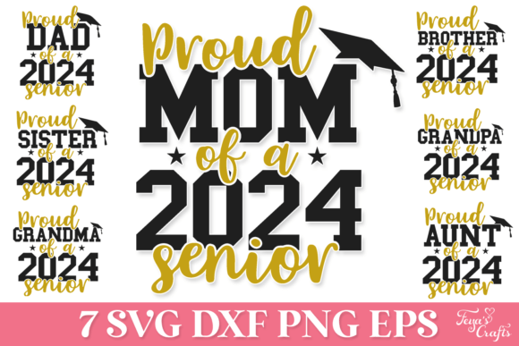 Proud Family 2024 Senior SVG: Crafts & Graphics