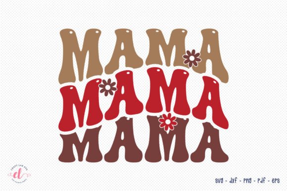 Retro Mama SVG for Crafts and Graphics