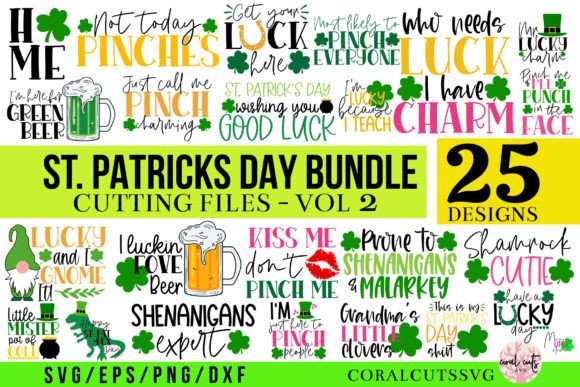 St Patrick's Day SVG Bundle for Crafts & Graphics